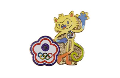 中華奧林匹克委員會「2016第31屆里約奧林匹克運動會」吉祥物紀念章