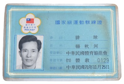 國家級運動教練證