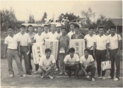參加雲林縣運動會與麥寮鄉選手合影