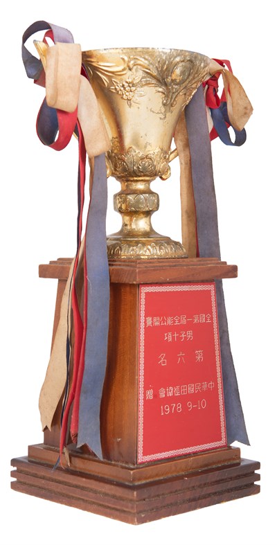 全國第一屆全能公開賽男子十項第六名獎盃
