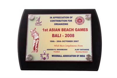 1st ASIAN BEACH GAMES BALI 2008 獎盃
